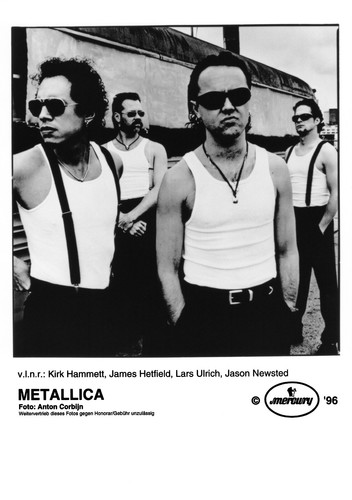 Metallica promo photo 1996 - promo,